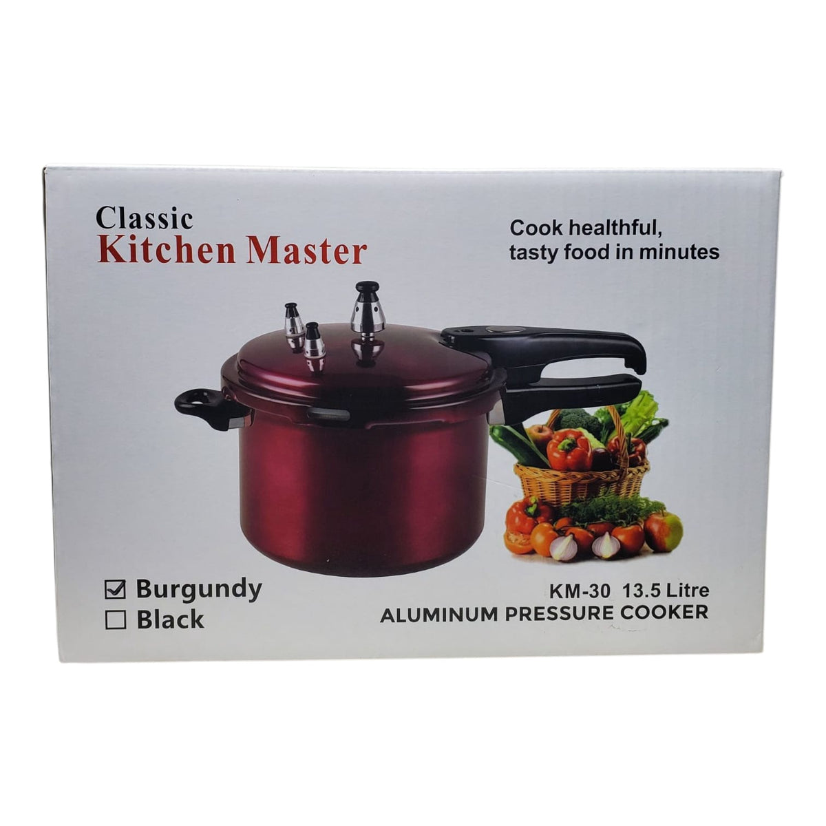 KITCHEN MASTER Pressure Cooker Classic KM-30 13L Burgundy