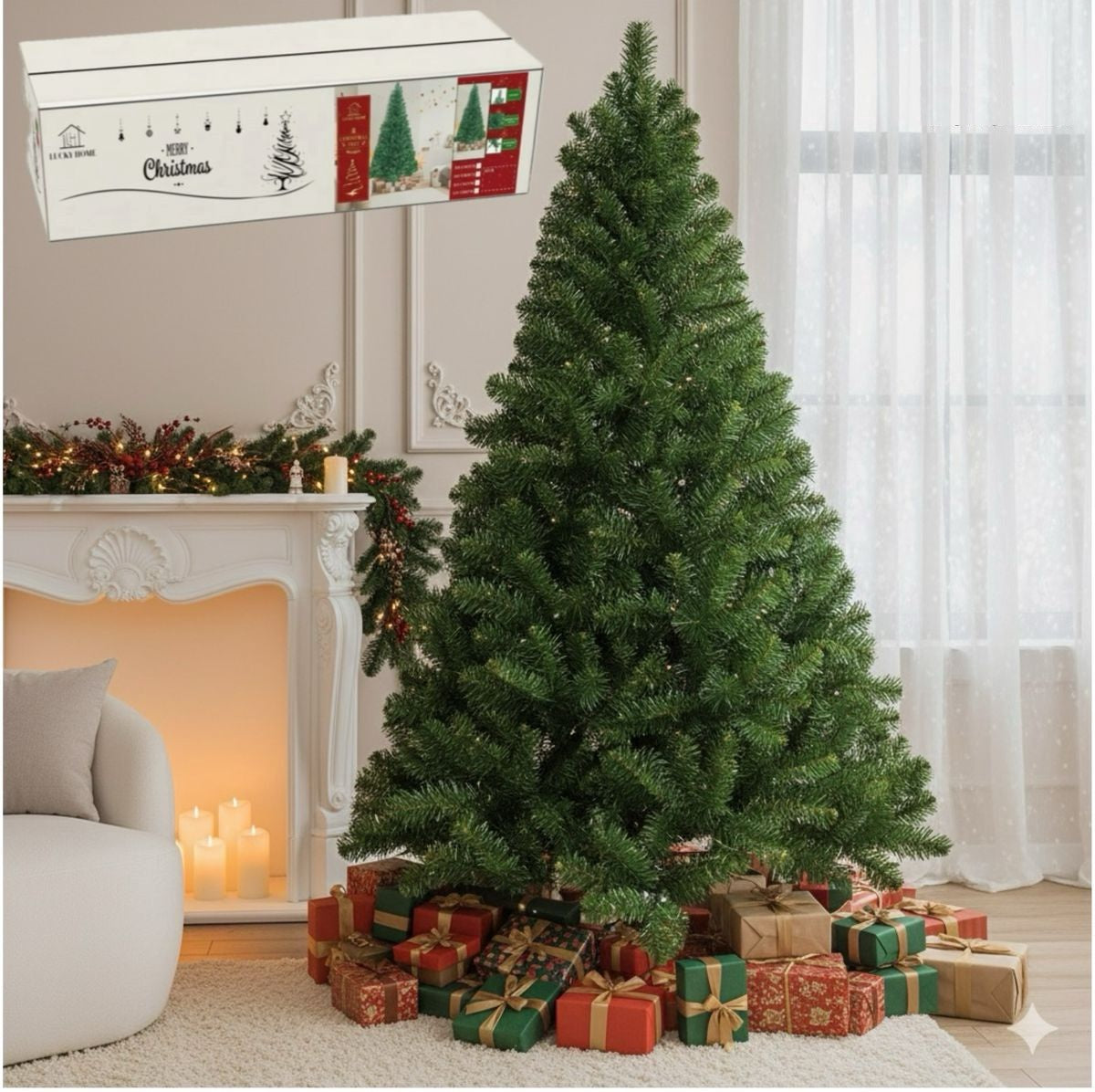 Christmas Decorations Tree SDS-6311-Y53 5FT 150CM Green