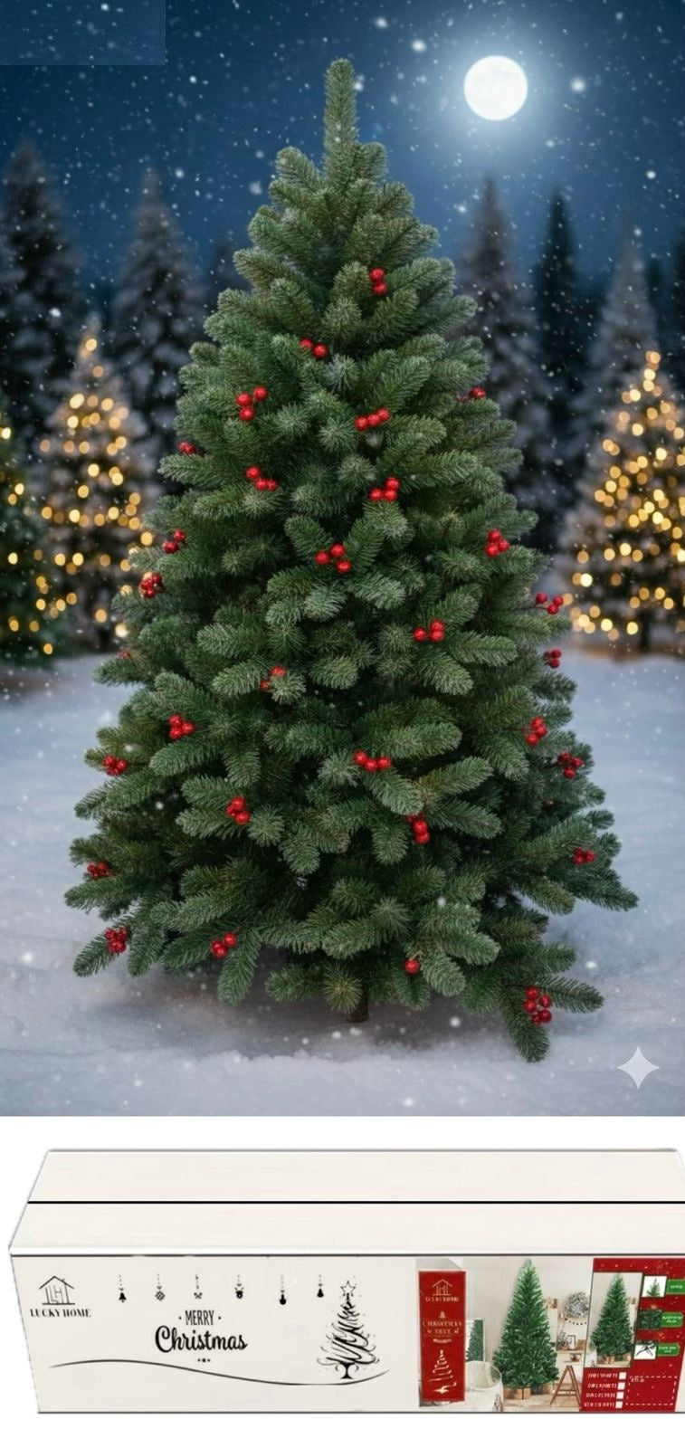 Christmas Decorations Tree SDS-2228-Y43 6FT 180CM Green