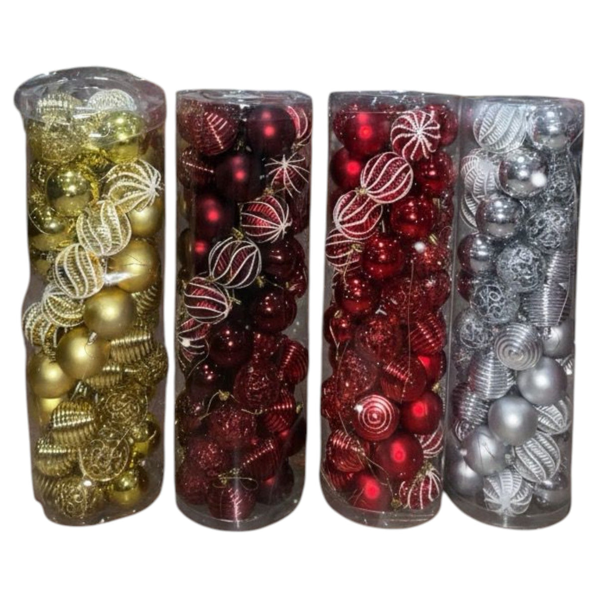 Christmas Decorations Balls Set SDQ-6199-Y53 6CM Sold Each