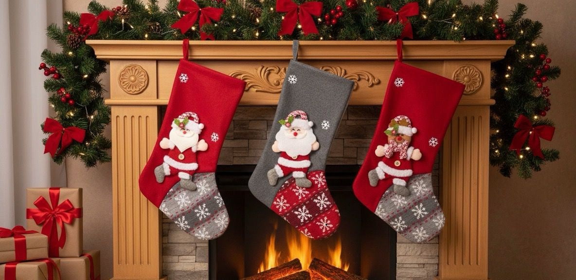 Christmas Decorations Stocking SDWZ-6238-Y53 38 X 22CM