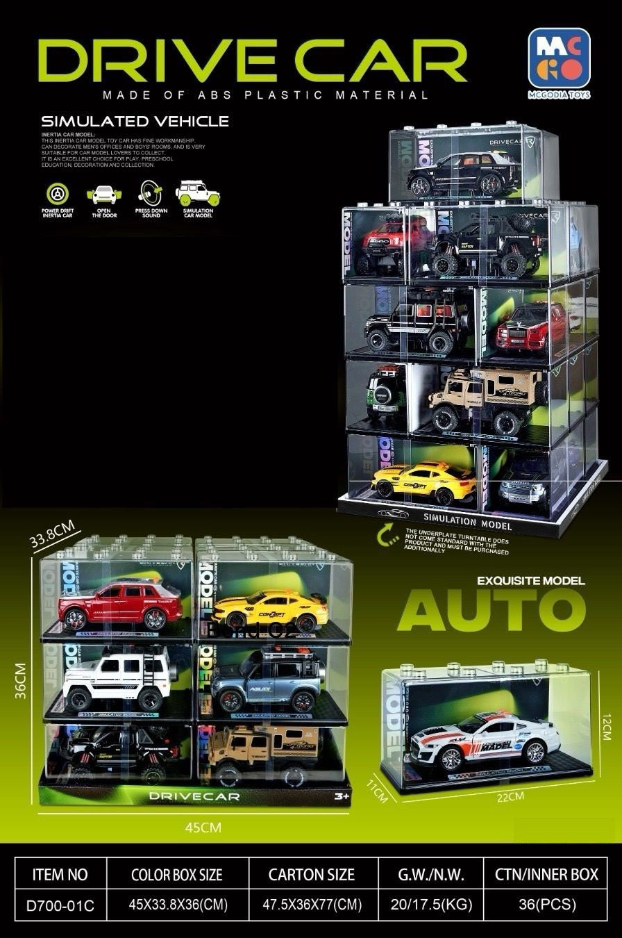 GENERIC Toy Car Model Drive Car D700-01C