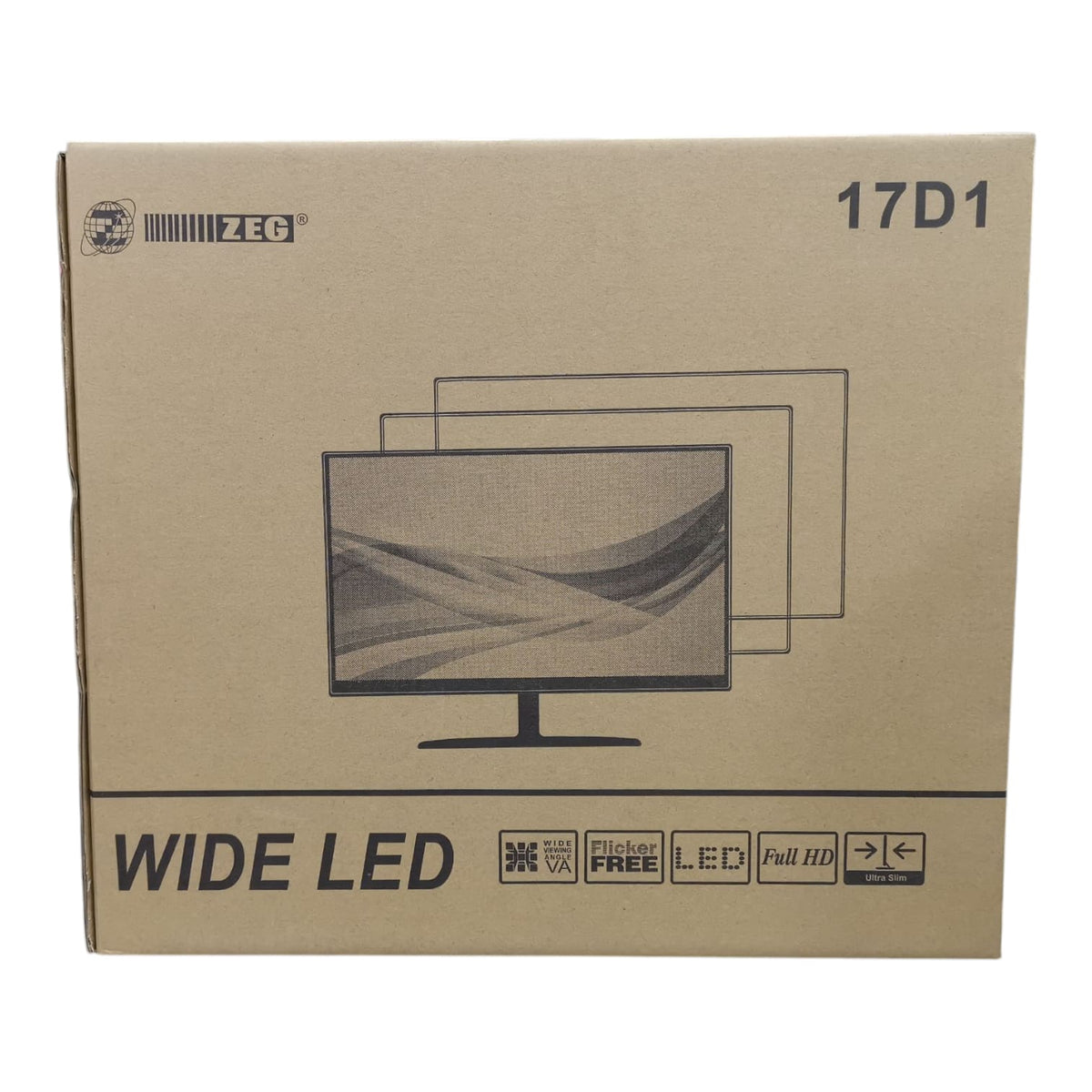 Computer Monitor Zeg 17" 17D1 LED