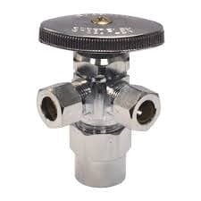 EASTMAN Angle Valve 3 Way 1/2" X 1/2" X 1/2" 3000