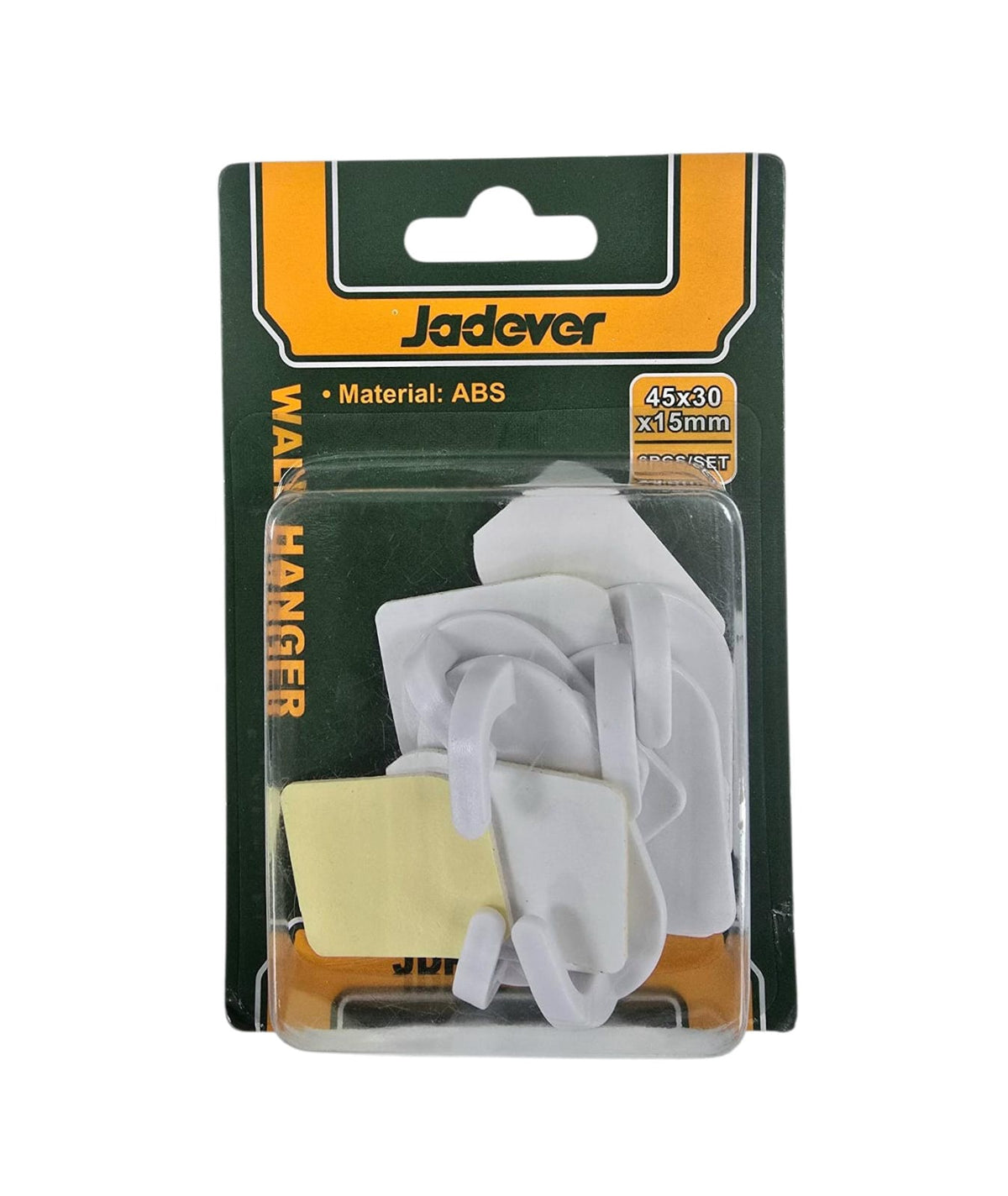 JADEVER Wall Hanger Adhesive Hook 6PCS Set JDPHK2K01
