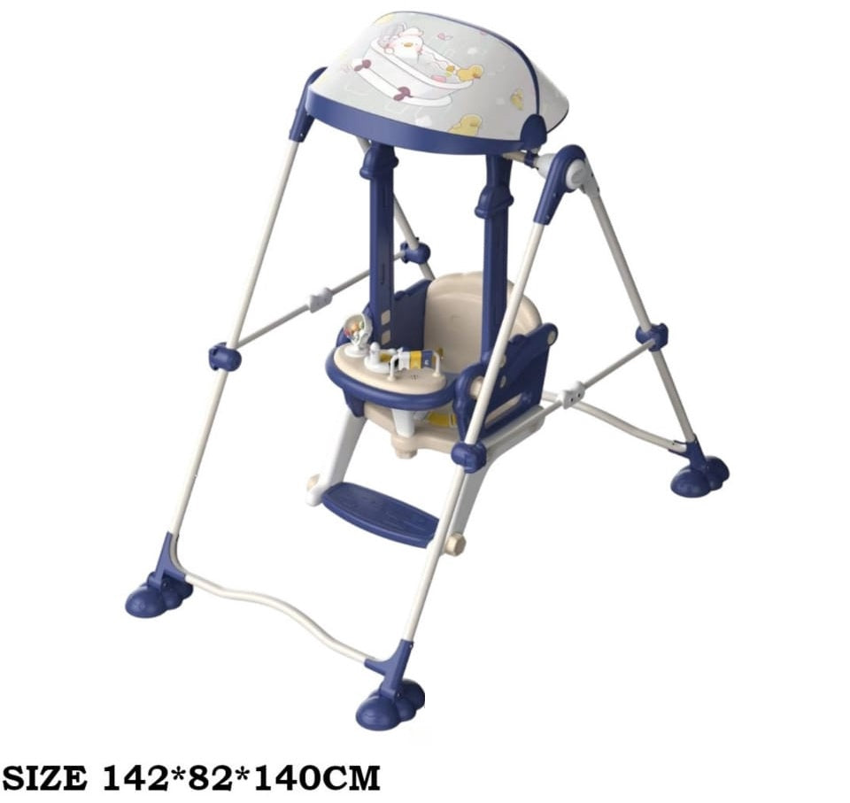 GENERIC Baby Swing Blue BM918 142 X 82 X 140CM