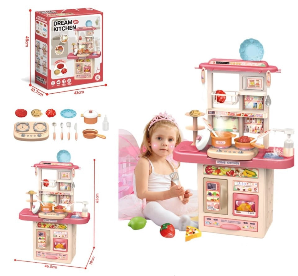 GENERIC Toy Dream Kitchen Diy Play Set Wonder Baby 65T-4