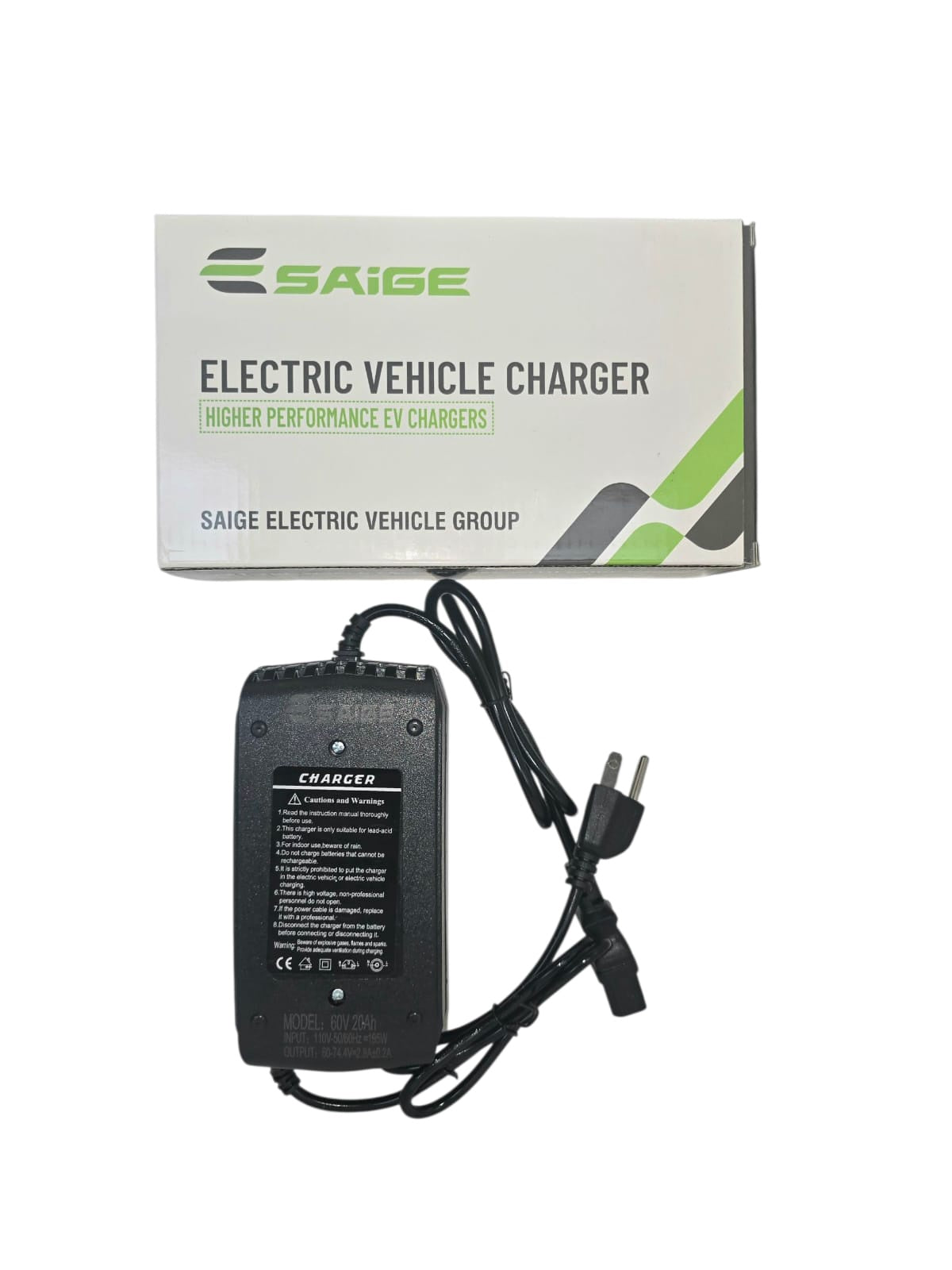 SAIGE E/BIKE Charger 60V 20AH 110V