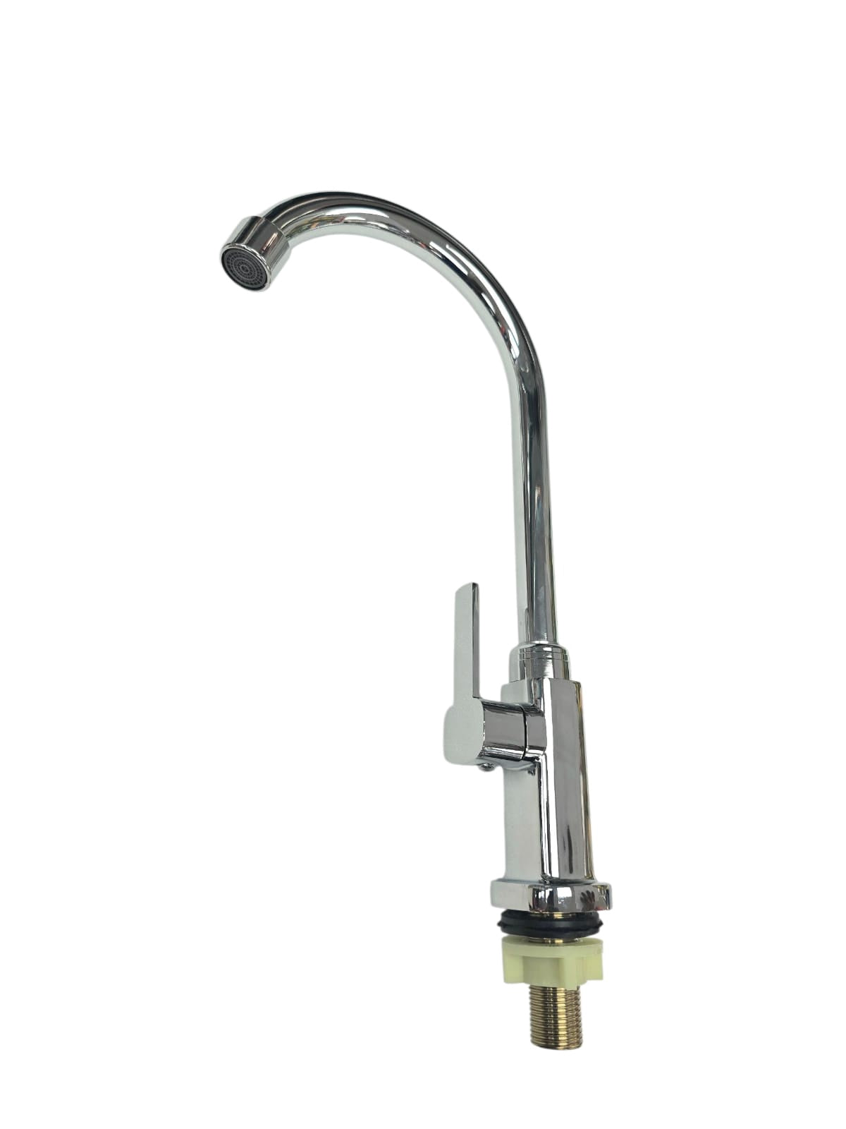 Goose Neck 1/2" Nickle Long Flat Broad Lever