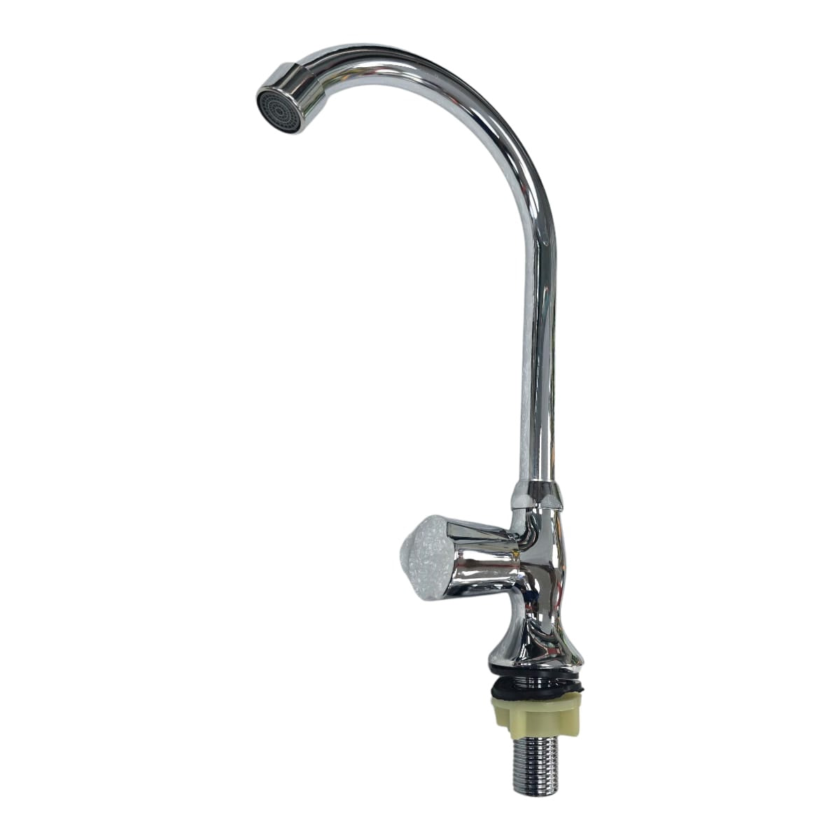 Goose Neck 1/2" Nickle Short Round Knob