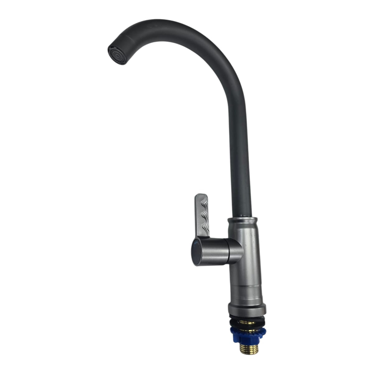 Goose Neck 1/2" Long Grey Flat Lever