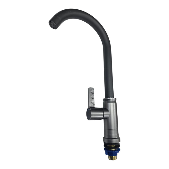 Goose Neck 1/2" Long Grey Flat Lever