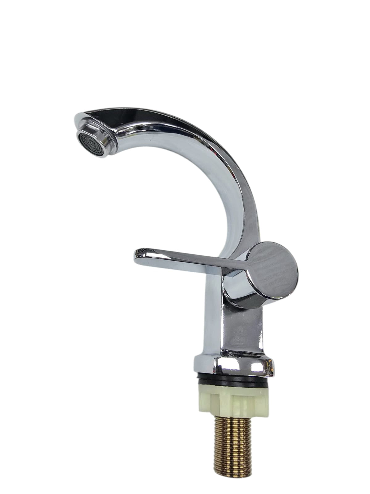 Pillar Tap 1/2" Flat Side Lever Nickle Heavy