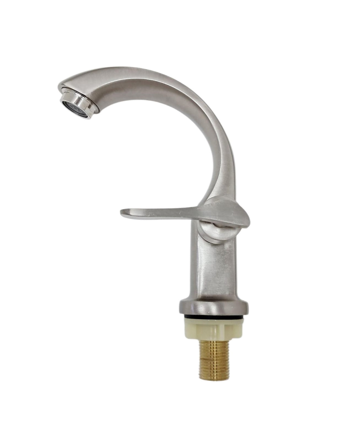 Pillar Tap 1/2" Flat Side Lever Brushed Nickle