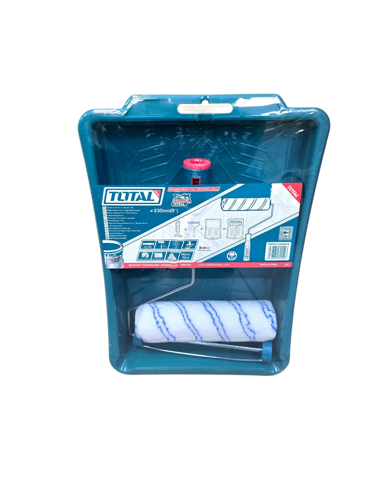 TOTAL Roller Brush Kit 3 IN 1 THT811230912 with Pan