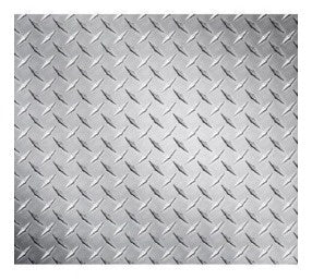 Steel Plate Ms Checkered 1/4" 8FT X 4FT 2440 X 1220 X 6MM