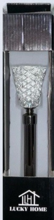 Curtain Rod Lucky Home 3/4" 48"-84" Black CLG-6626-Y54