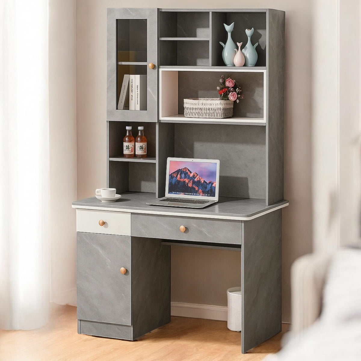 Computer Desk Office Table 702A + 702B