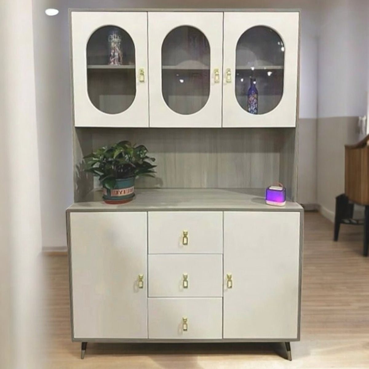 Cupboard Storage Cabinet E37 White