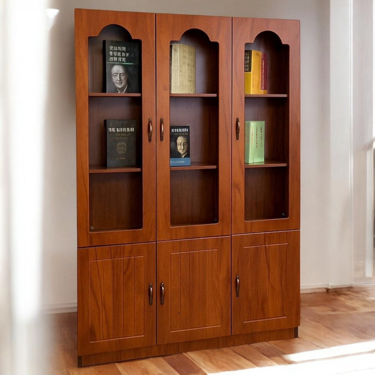 Cupboard Storage Cabinet SG-5336-Y52 3-DOOR Brown