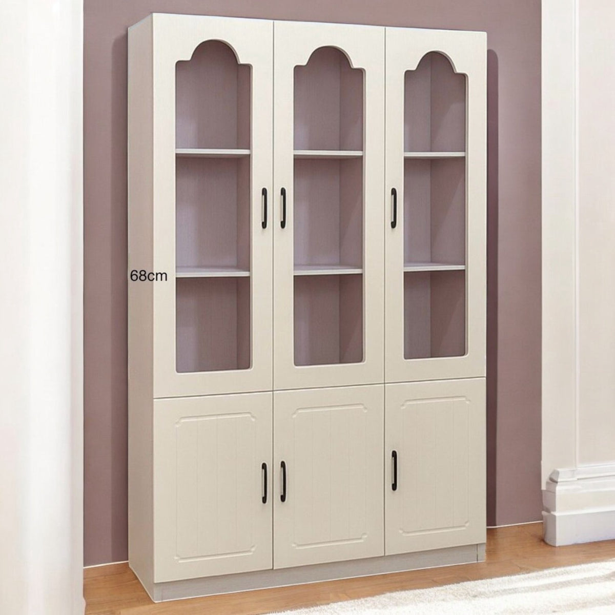 Cupboard Storage Cabinet SG-5336-Y52 3-DOOR White