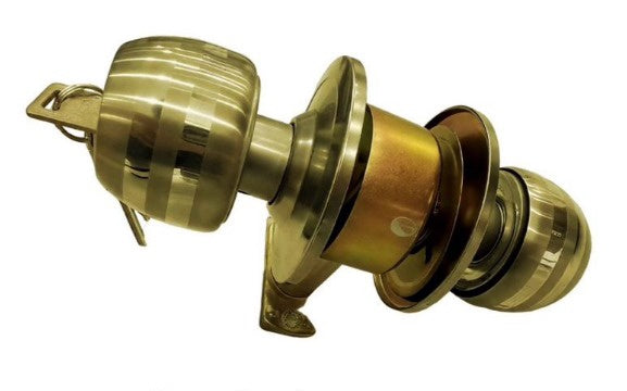 BOHWJ Lock Entry Knob Polish Brass