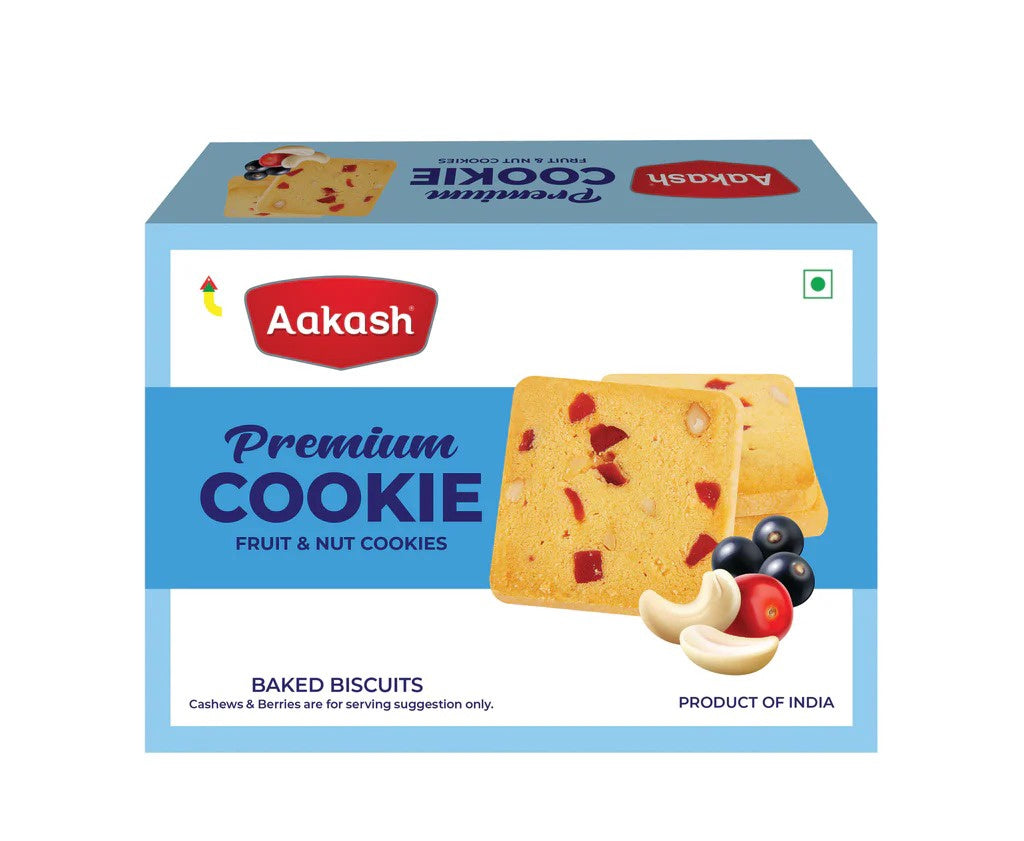 AAKASH Premium Cookies Fruit & Nut 250G