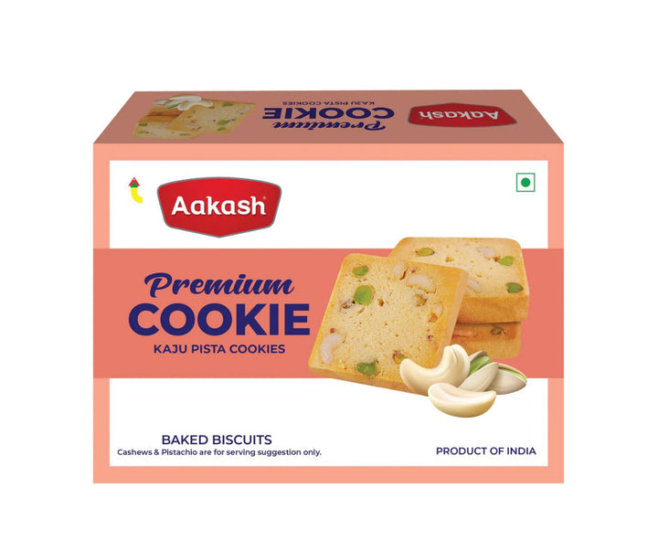 AAKASH Premium Cookies Kaju Pista 250G