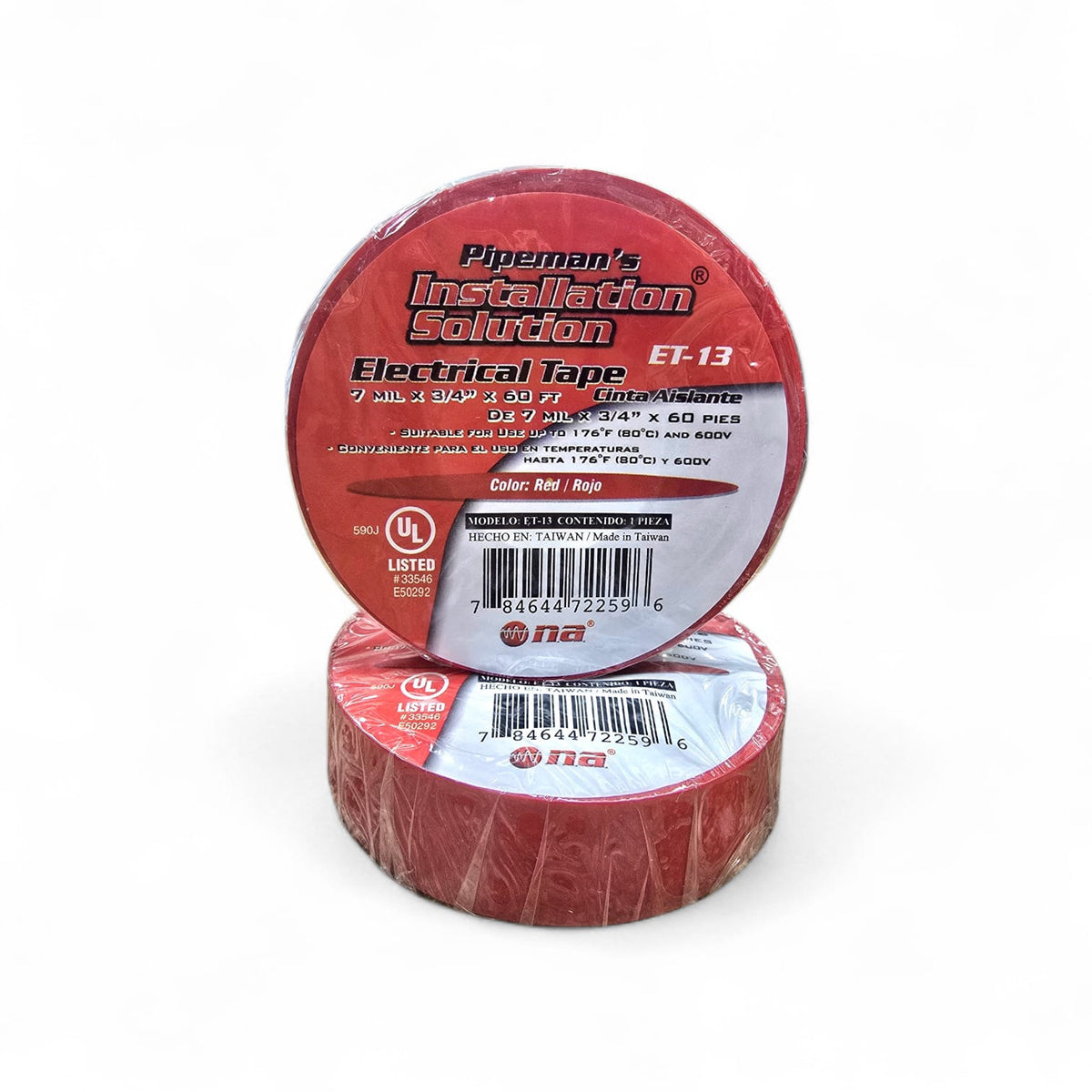 PIPEMAN'S Tape Insulation ET-13 Red