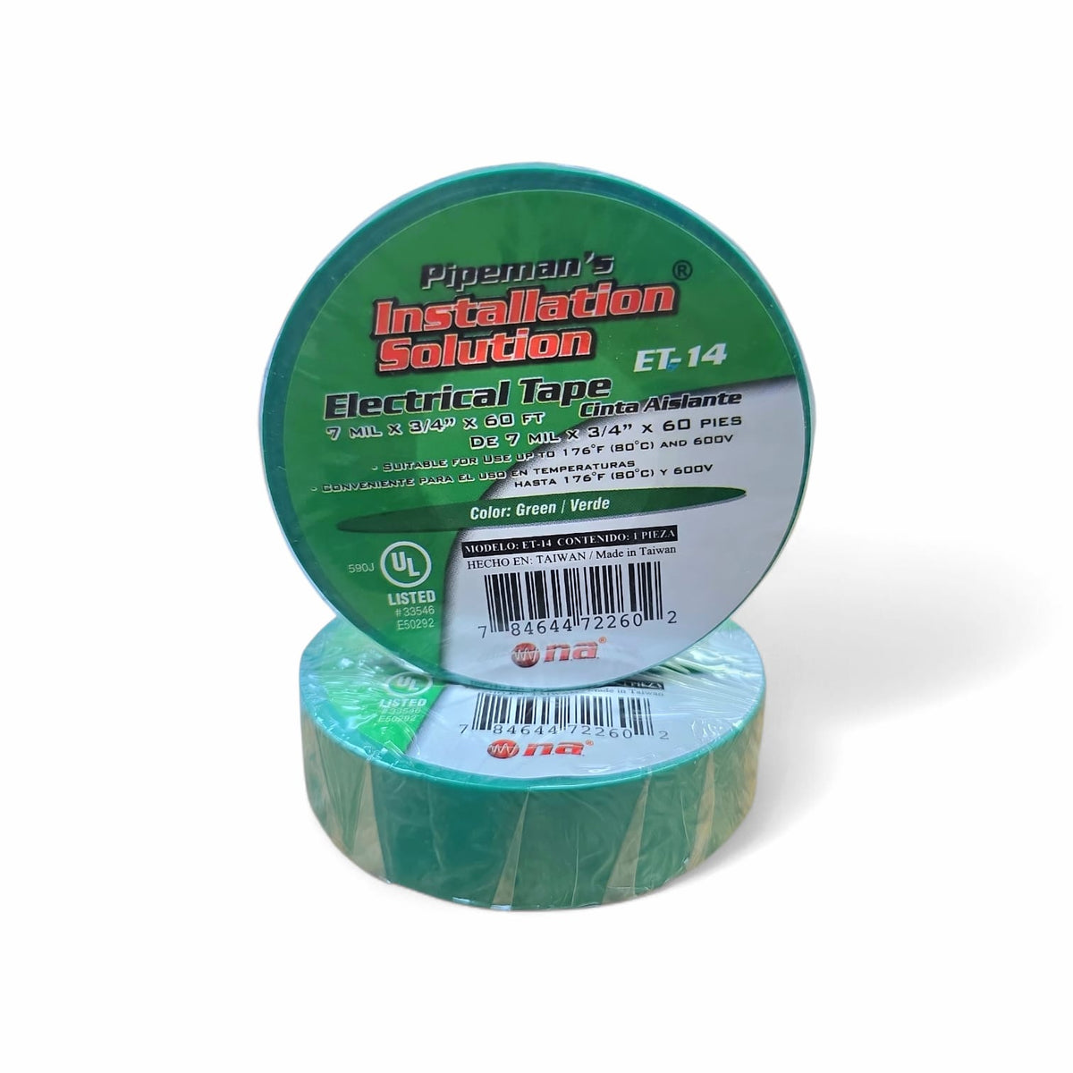PIPEMAN'S Tape Insulation ET-14 Green