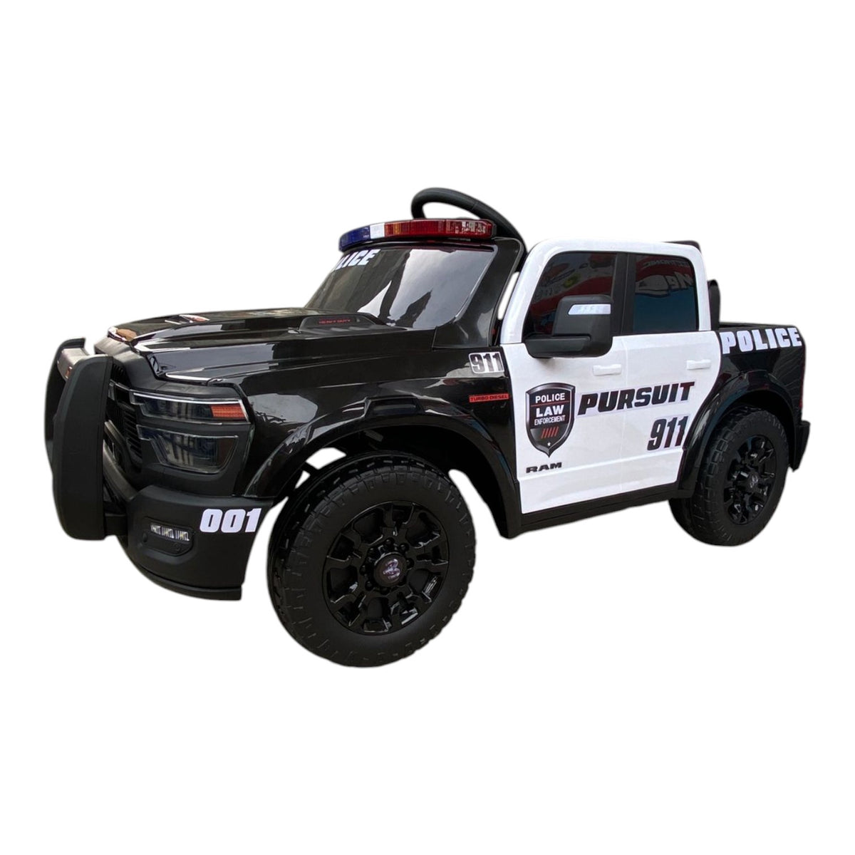 Toy Ride on Police Car DLS-K03A Black