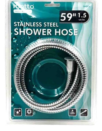 KIOTTO Shower Hose Stainless Steel 59" X 1/2" Flexable SH005