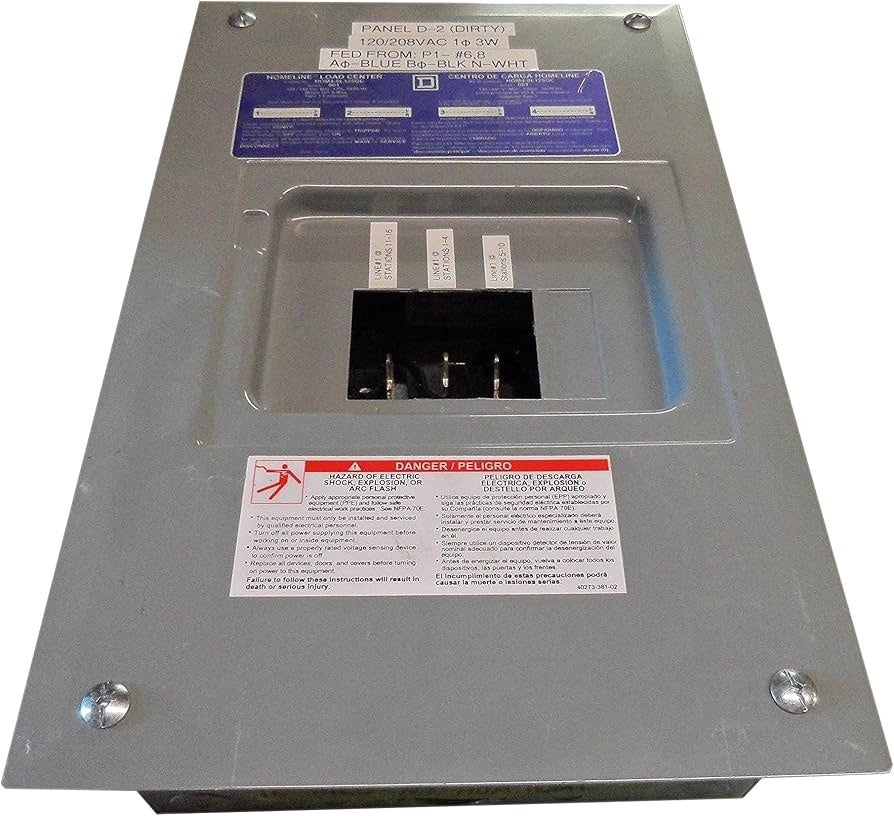 SQUARE D Breaker Panel 4 X 8 125AMPS Homeline HOM48L125GC