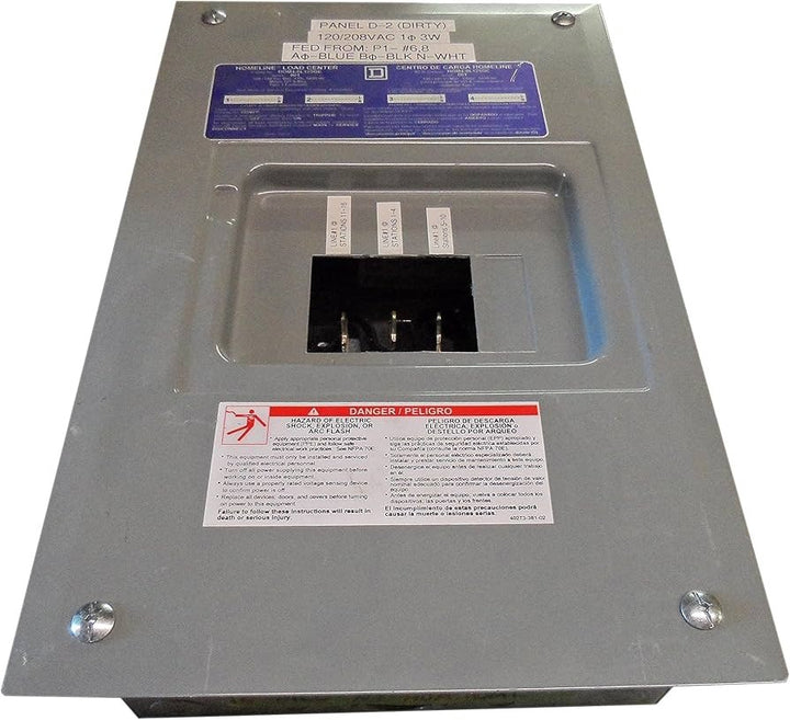 SQUARE D Breaker Panel 4 X 8 125AMPS Homeline HOM48L125GC