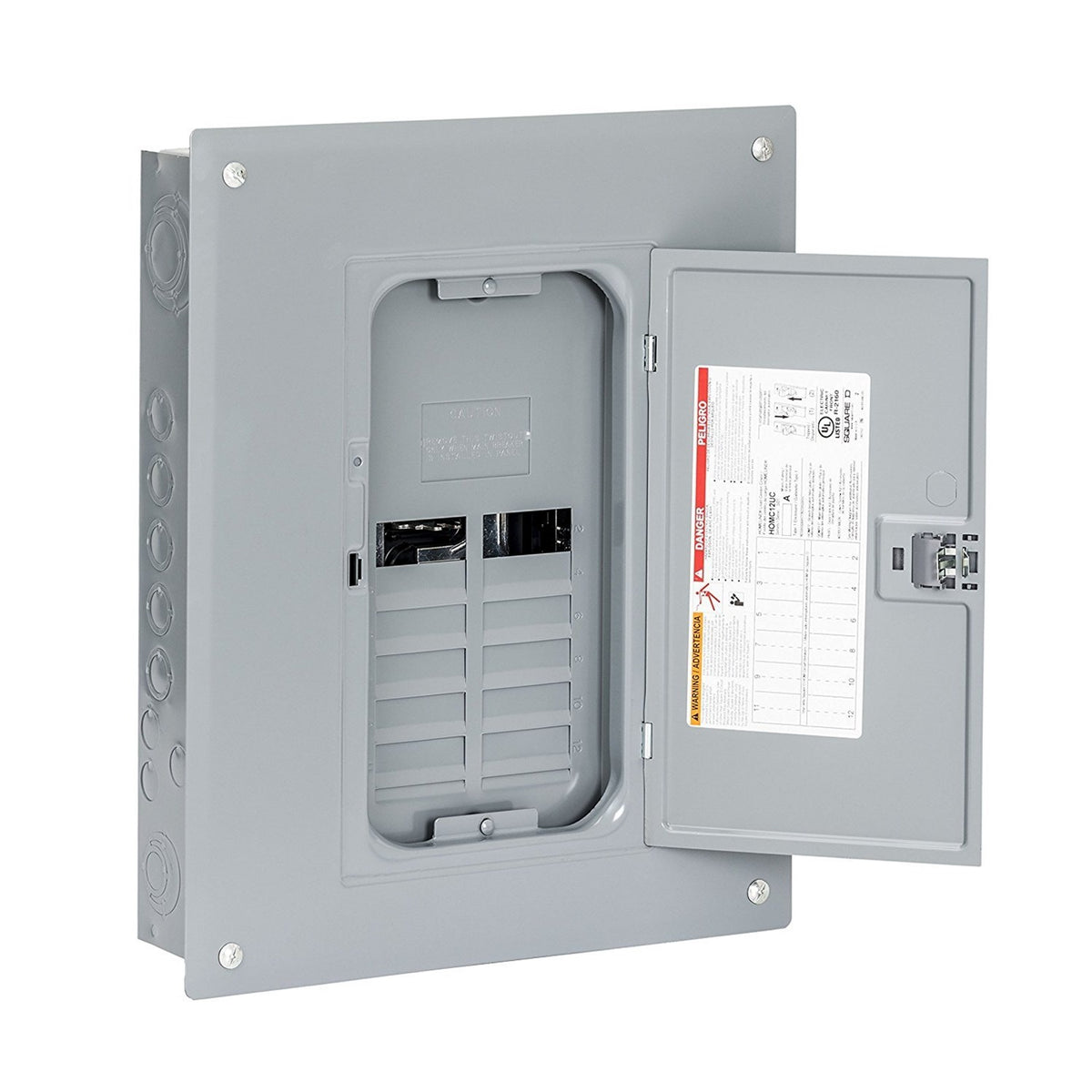 SQUARE D Breaker Panel 8 X 16 125AMPS Homeline HOM816L125PGC