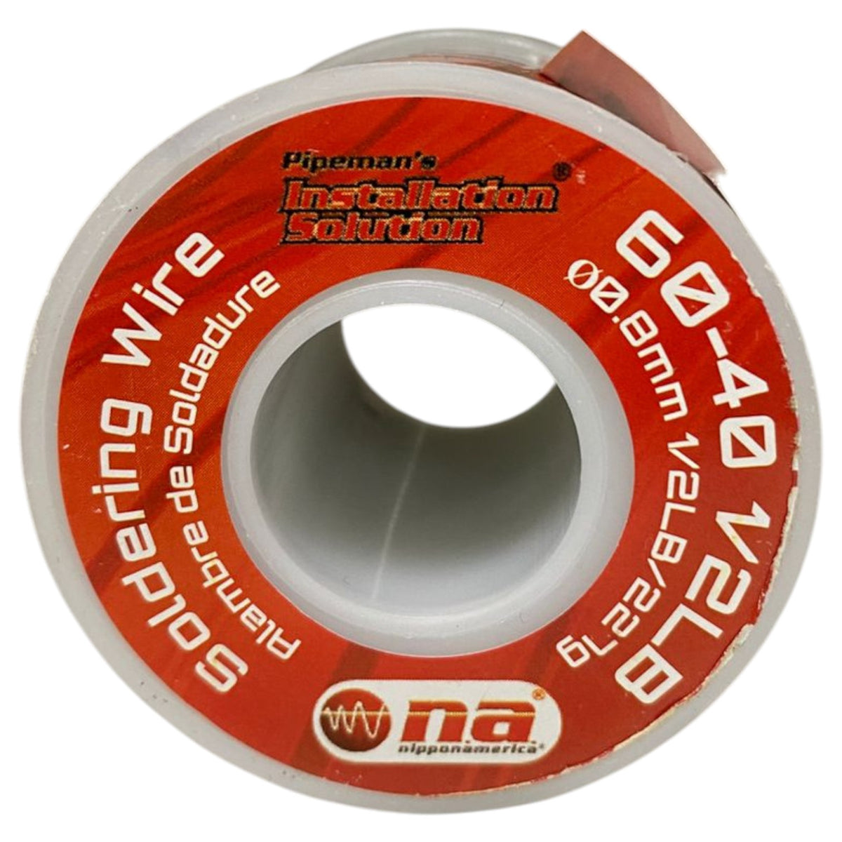 NIPPON AMERICA Solder Wire 0.8MM 60-40 227G 1/2LB Roll Sold Per Roll