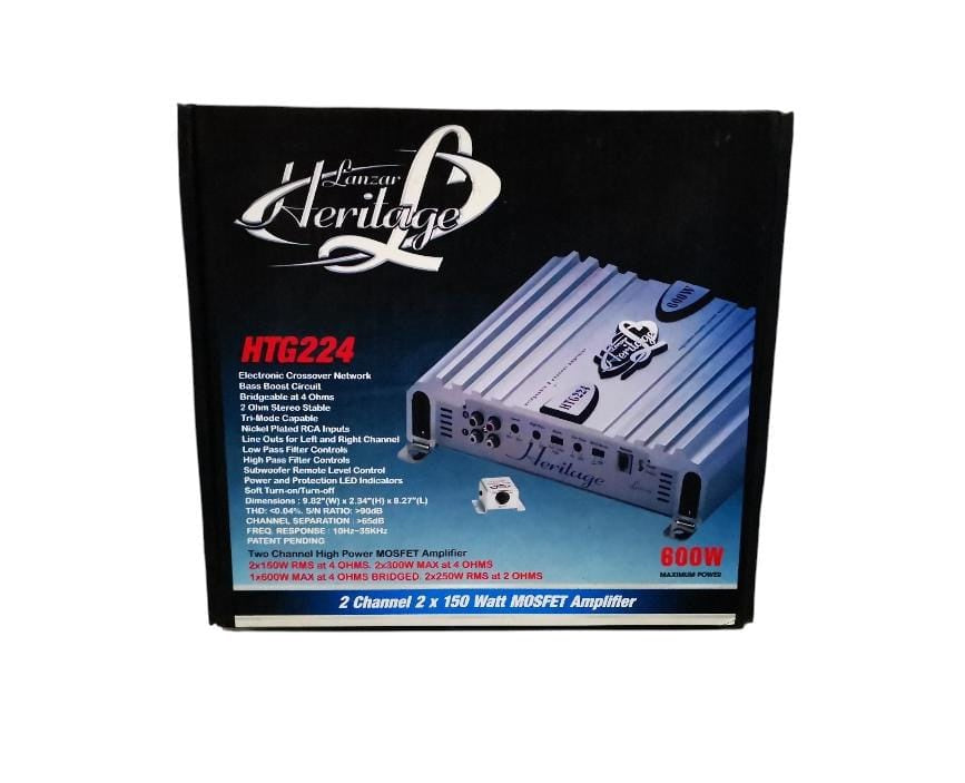 LANZAR Amplifier Car HTG224 2CH Heritage