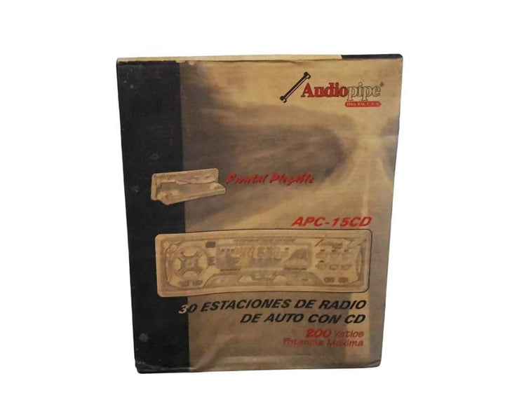 AUDIO PIPE C.d Player Car APC-15CD + Free Modulator FM Otu CM-01 Car MP3 Wam 3.1A 2USB Car Charger FM Wireless