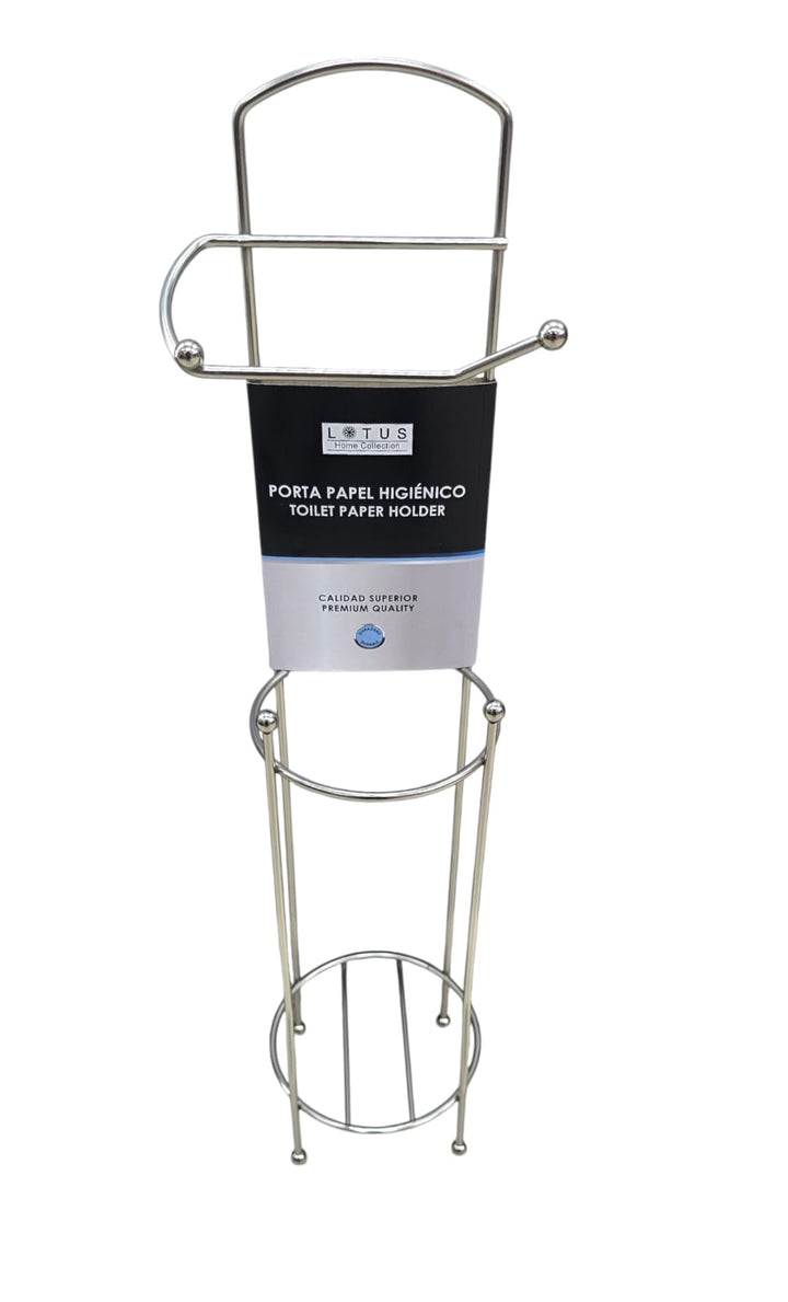 LOTUS Toilet Paper Holder Organizer Chrome LHC-TR16MS