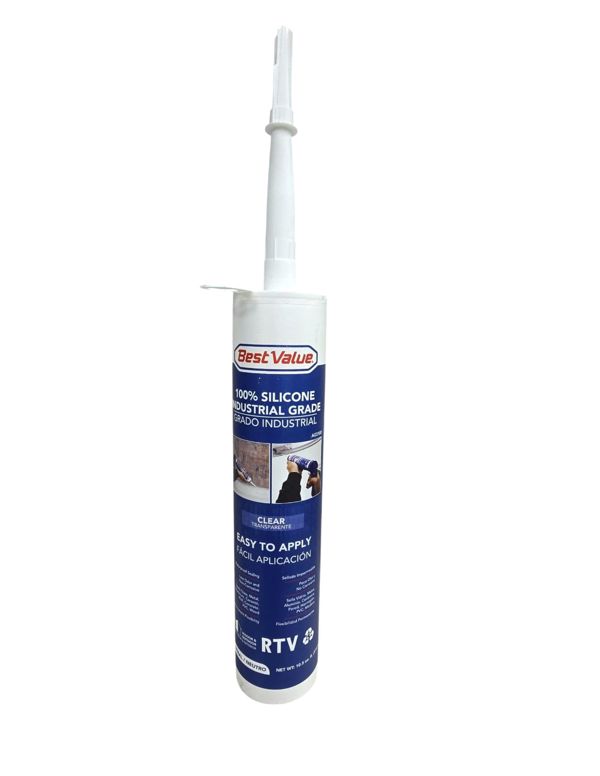 BEST VALUE Silicone Sealant 10.1 OZ Clear A03100