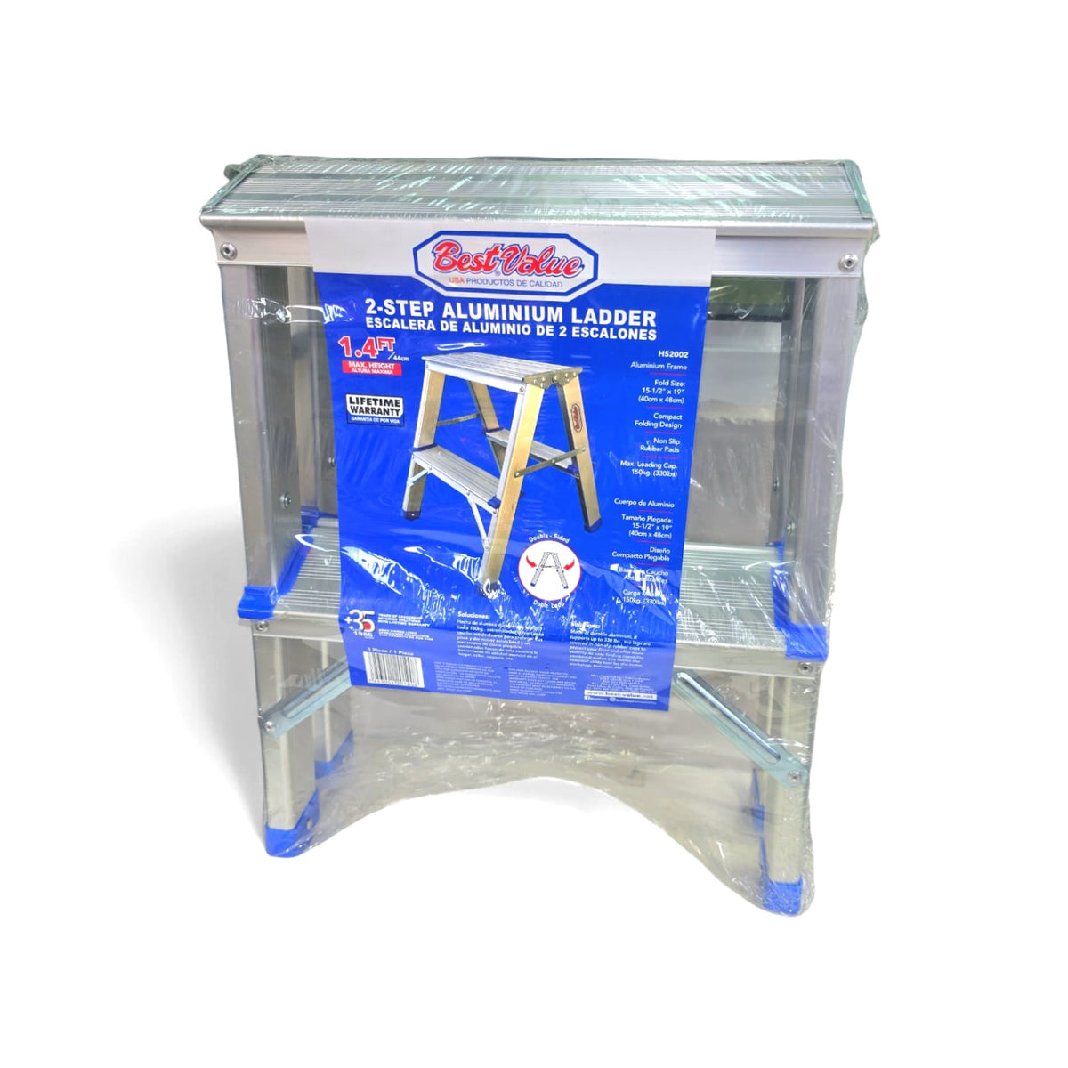 BEST VALUE Ladder Aluminium 2 Step H52002