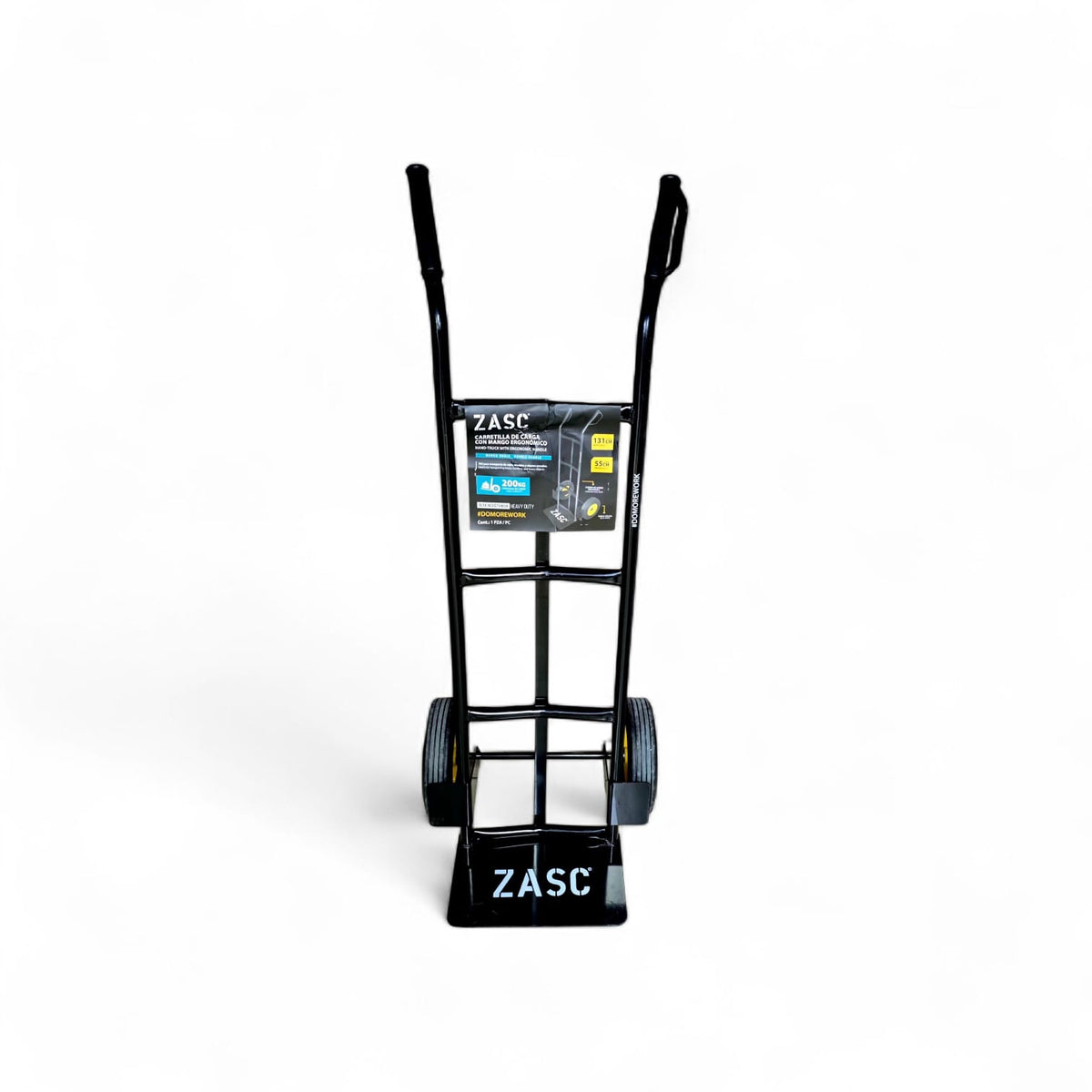 ZASC Hand Truck 200KG #Z-HTE200-131D Solid Wheel Black