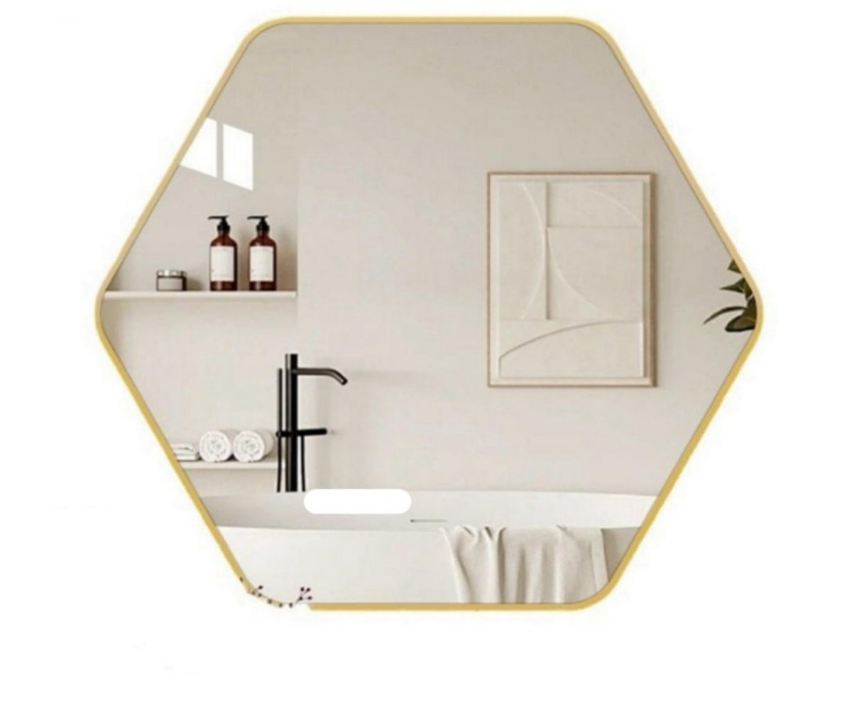 LUCKY BRAND Mirror Decorative Gold Frame 34X34CM Lucky Home B20133