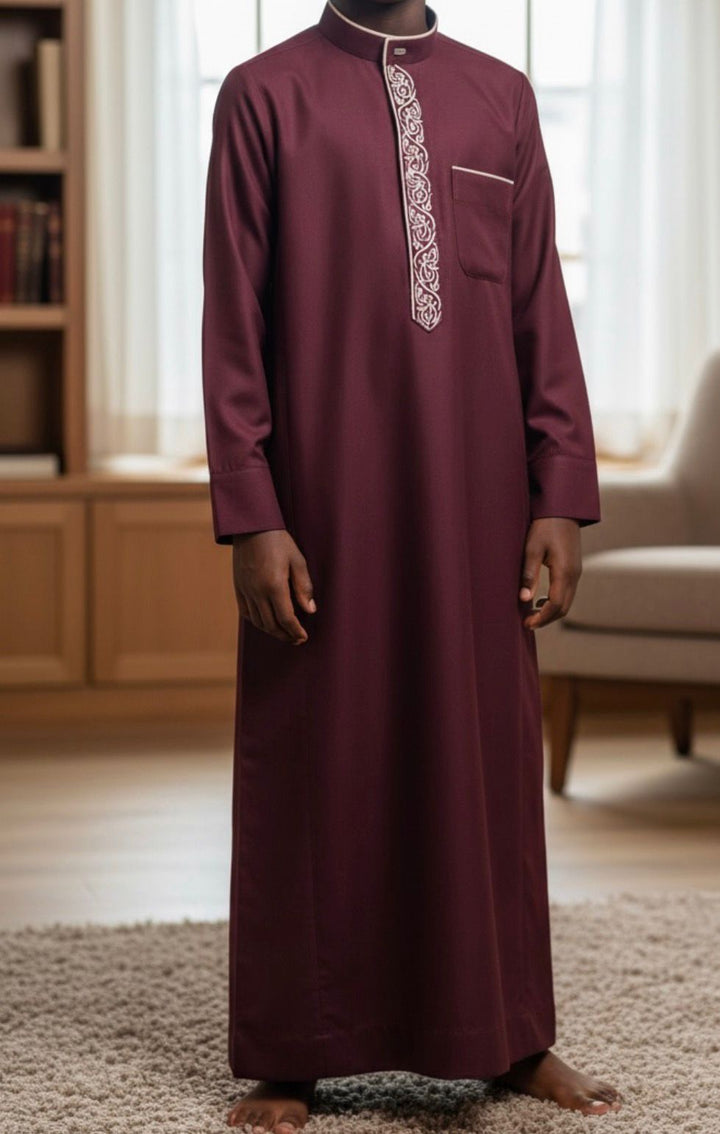 Gown Thobe Boys Embroidery Sizes 30 - 38