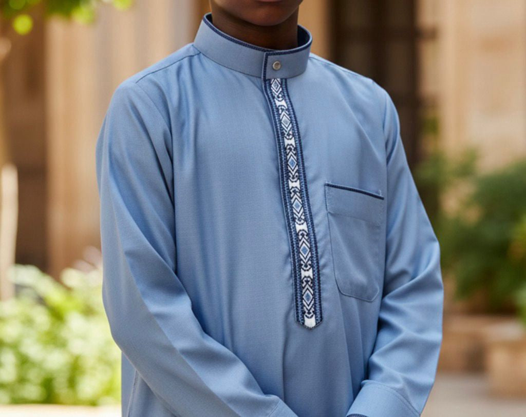 Gown Thobe Boys Embroidery 40 42