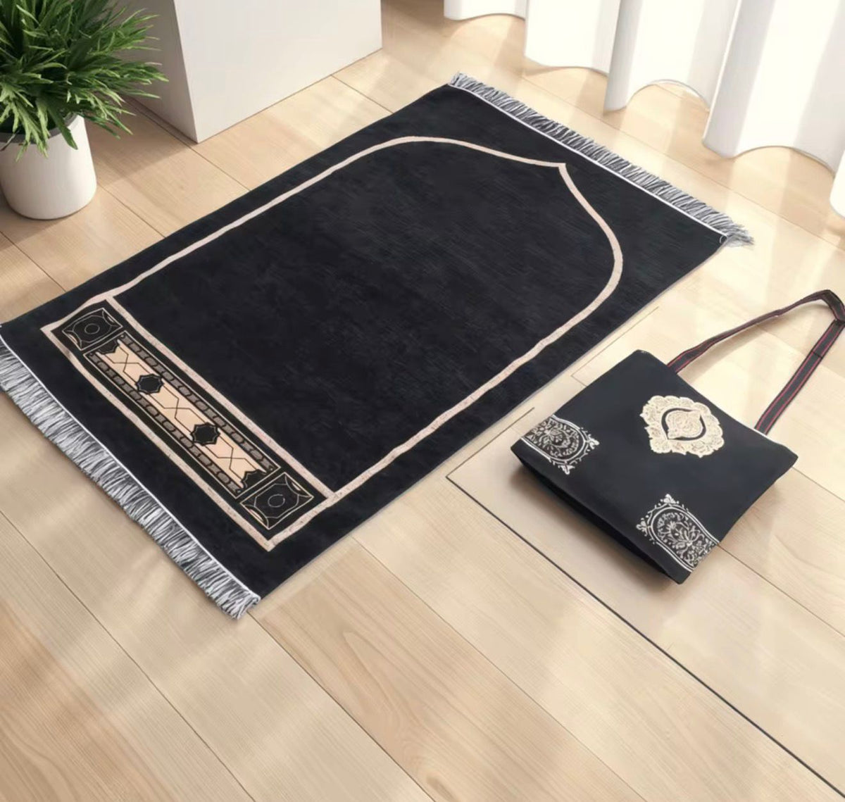 Prayer Mat with Bag Assorted