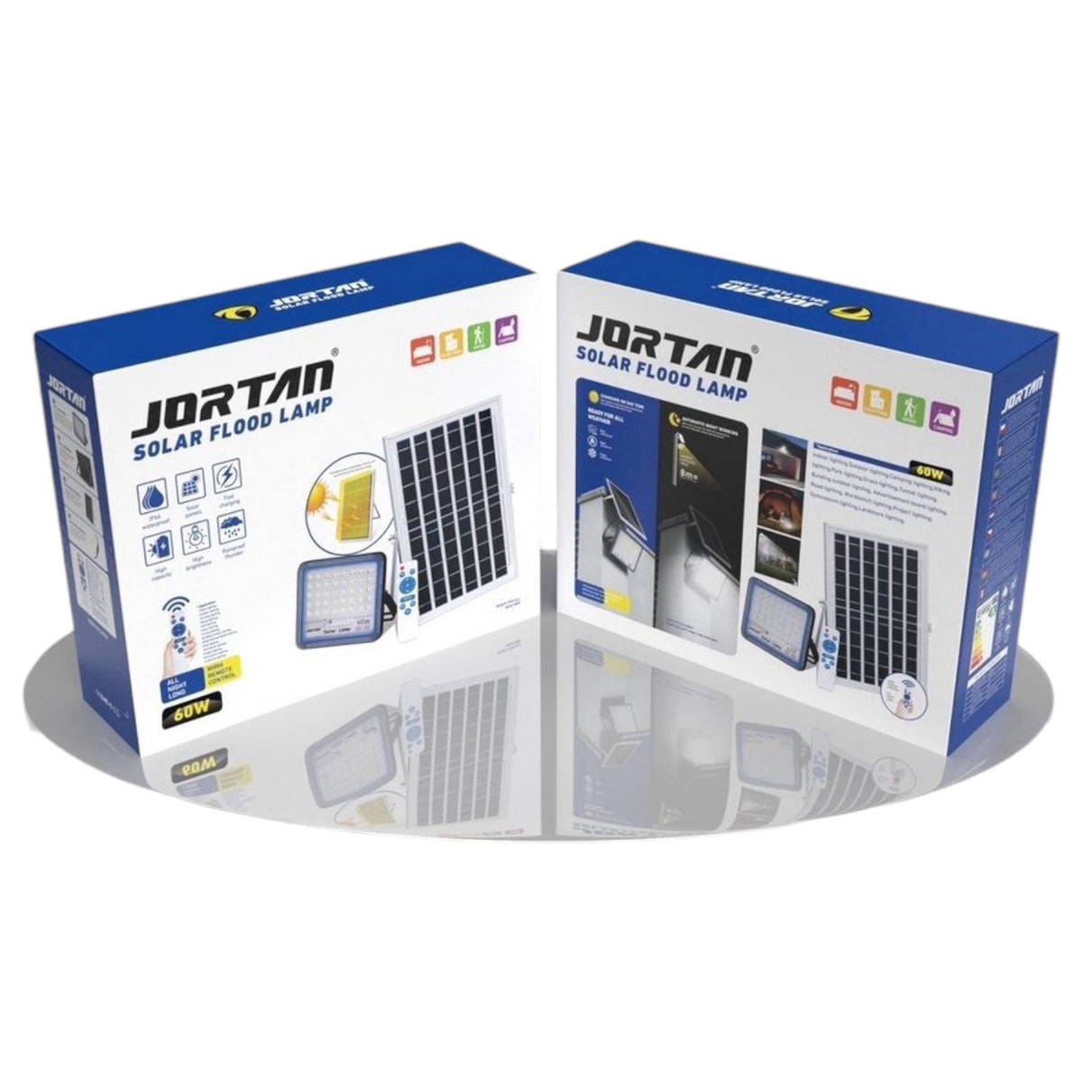 JORTAN Lamp LED Solar Flood 60W JT-BS60W-TY 6500K IP66