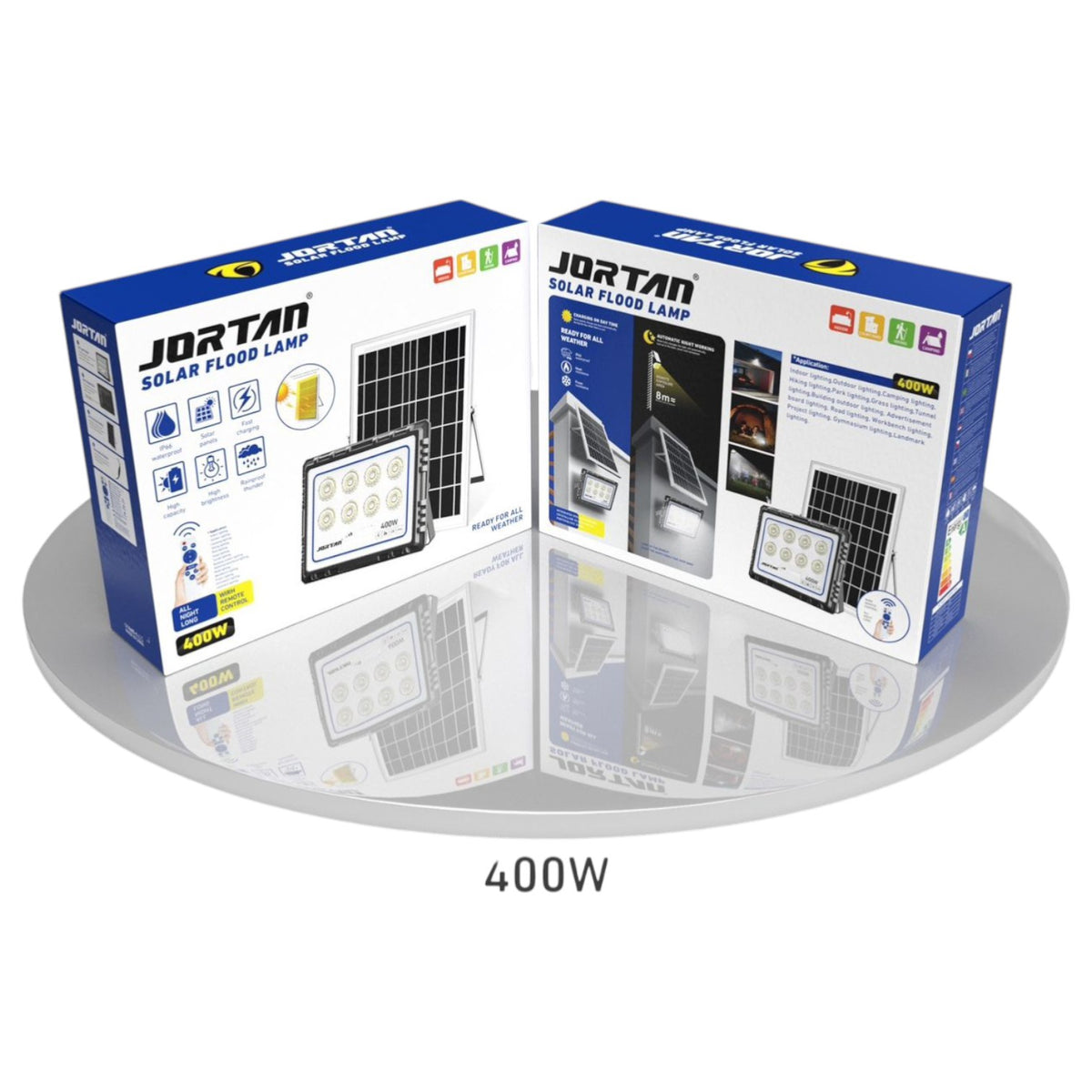 JORTAN Lamp LED Solar Flood 400W JT-XKBS400W-TYTZ W 6500K IP66