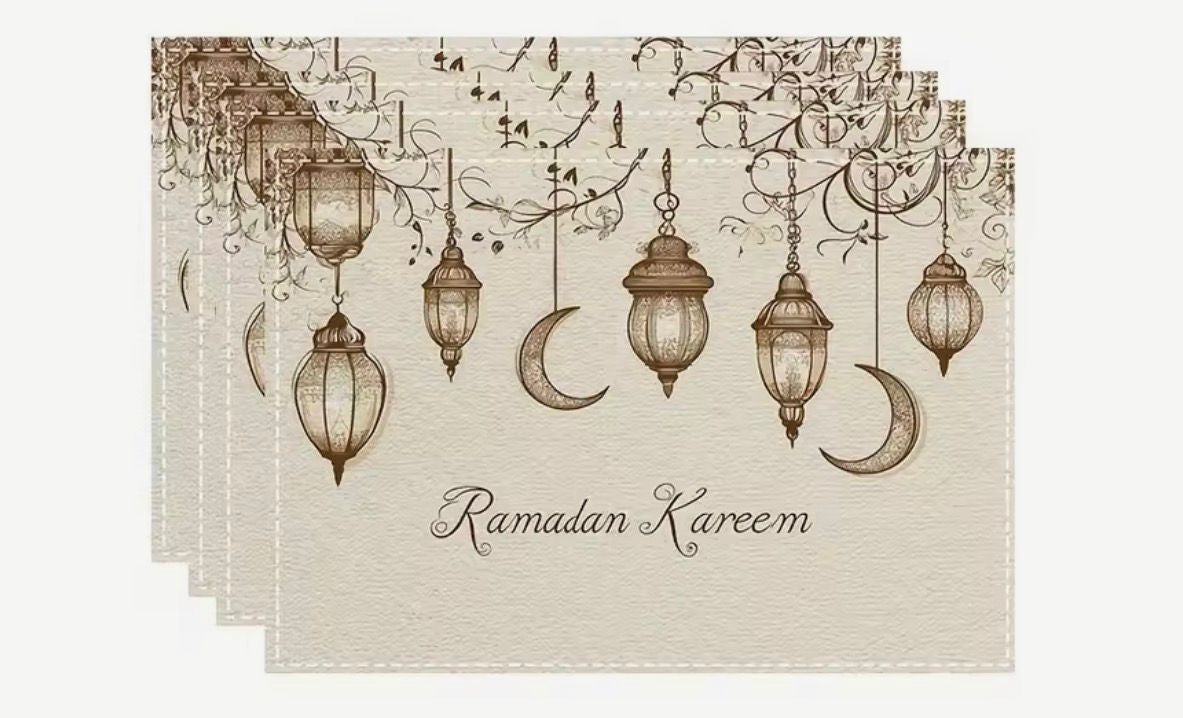 Eid / Ramadan Table Placemat Mat Set 4PC