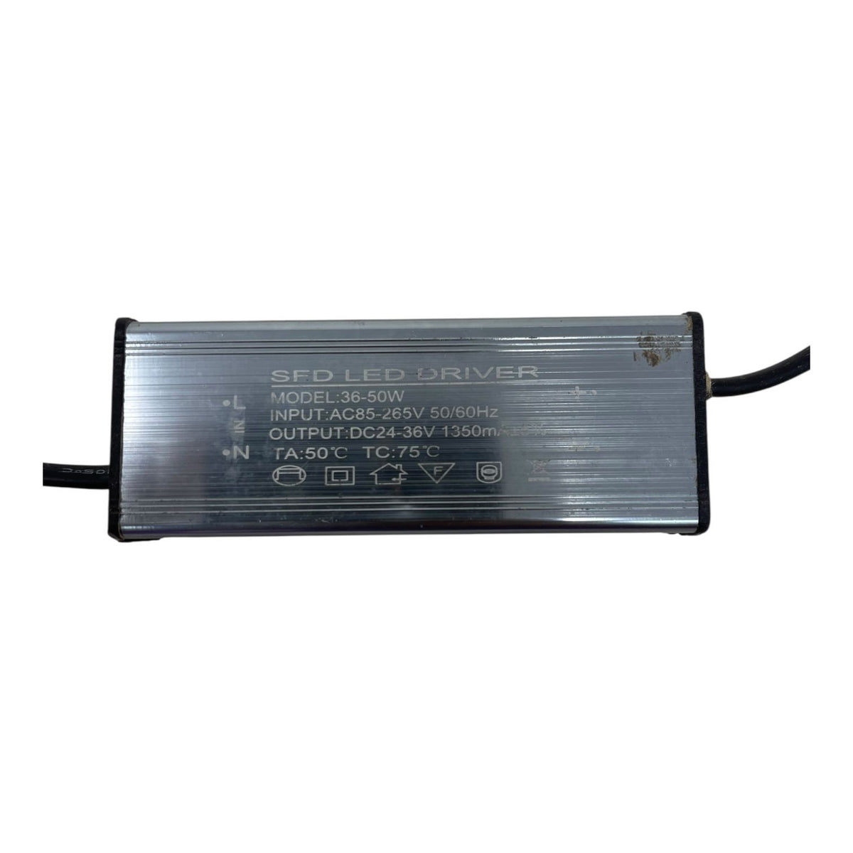 Ballast LED Driver Sfd 36-50W Gold / Silver Metal 85-265V